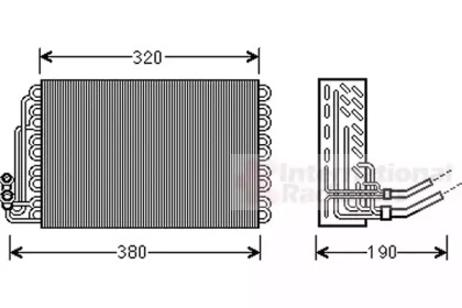 Испаритель VAN WEZEL 3000V462