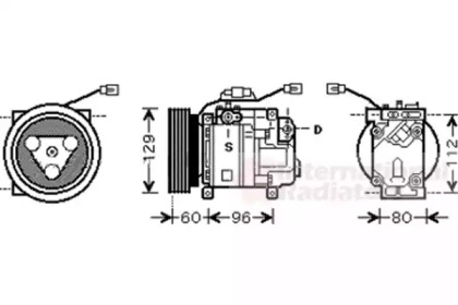 Компрессор VAN WEZEL 2700K202