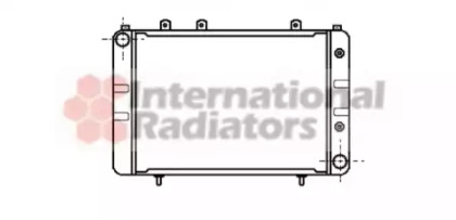 Радиатор, охлаждение двигателя VAN WEZEL 37002020