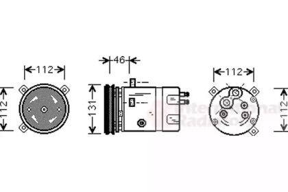 Компрессор VAN WEZEL 3700K278