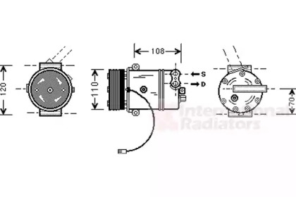 Компрессор VAN WEZEL 3700K287