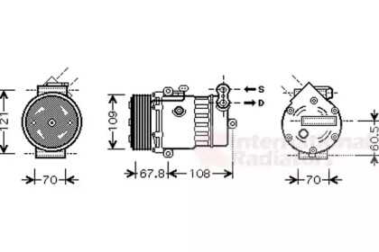 Компрессор VAN WEZEL 3700K377