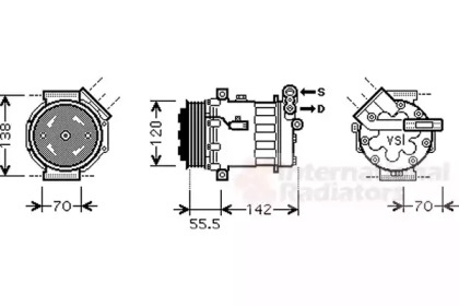 Компрессор VAN WEZEL 3700K447