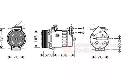 Компрессор VAN WEZEL 3700K477