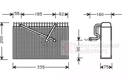 Испаритель VAN WEZEL 3700V298