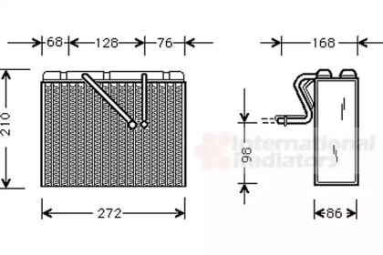 Испаритель VAN WEZEL 3700V300