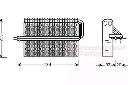 Испаритель VAN WEZEL 3700V344