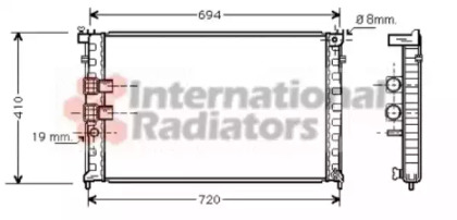 Теплообменник VAN WEZEL 40002231