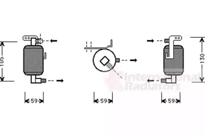 Осушитель VAN WEZEL 4000D195