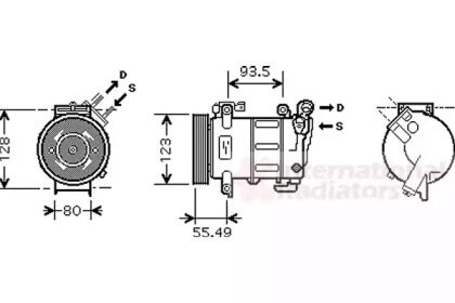 Компрессор VAN WEZEL 4000K316