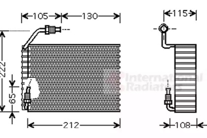 Испаритель VAN WEZEL 4000V119