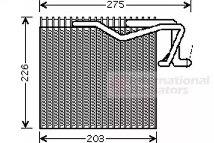 Испаритель VAN WEZEL 4000V287