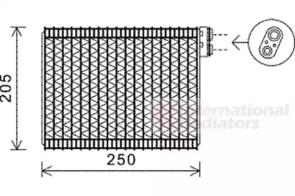 Испаритель VAN WEZEL 4000V352