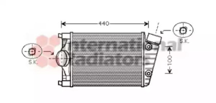 Теплообменник VAN WEZEL 74004047