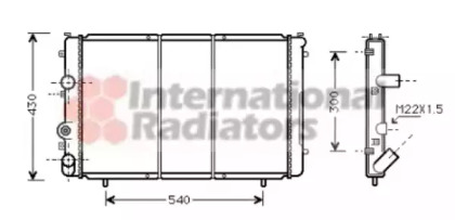 Теплообменник VAN WEZEL 43002274