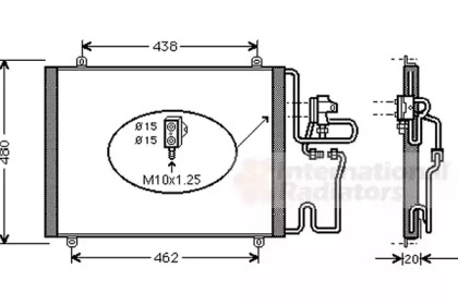 Конденсатор VAN WEZEL 43005204