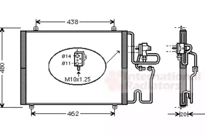 Конденсатор VAN WEZEL 43005248