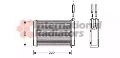 Теплообменник VAN WEZEL 43006090