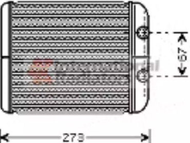 Теплообменник VAN WEZEL 43006343