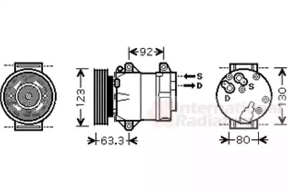 Компрессор VAN WEZEL 4300K369