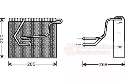 Испаритель VAN WEZEL 4300V100