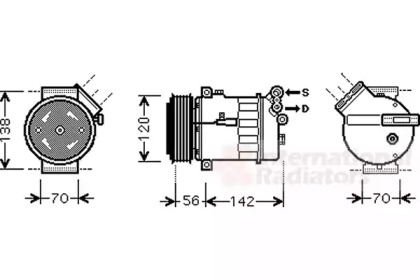 Компрессор VAN WEZEL 4700K067