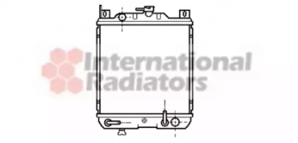 Радиатор, охлаждение двигателя VAN WEZEL 52002019