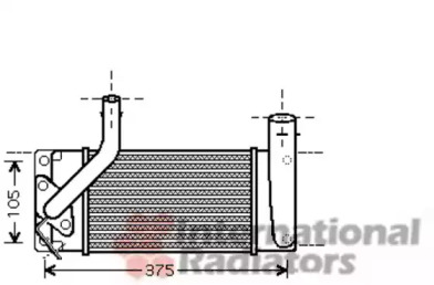 Теплообменник VAN WEZEL 53004566