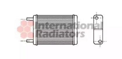 Теплообменник, отопление салона VAN WEZEL 53006182