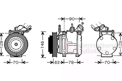 Компрессор VAN WEZEL 5300K442