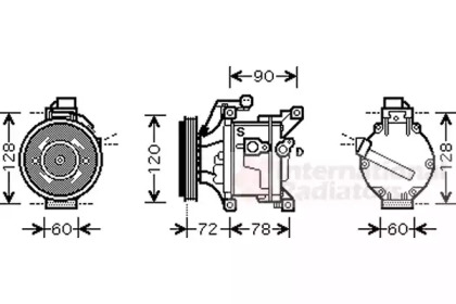 Компрессор VAN WEZEL 5300K444