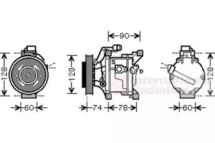 Компрессор VAN WEZEL 5300K445