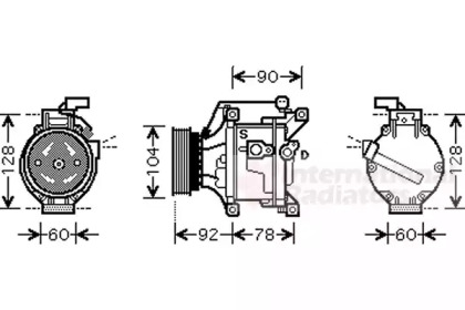 Компрессор VAN WEZEL 5300K446