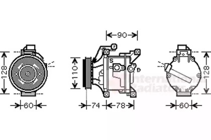 Компрессор VAN WEZEL 5300K452