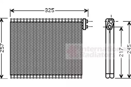 Испаритель VAN WEZEL 5300V484