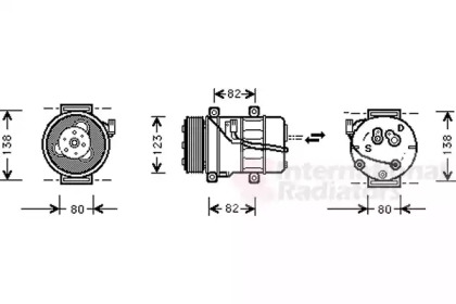 Компрессор VAN WEZEL 5900K054