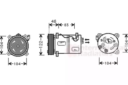 Компрессор VAN WEZEL 5900K095