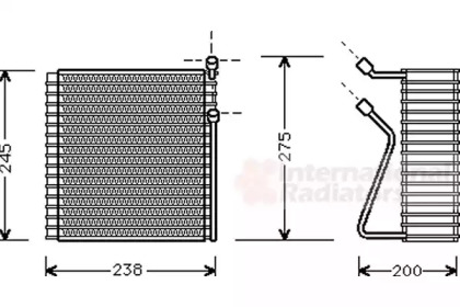 Испаритель VAN WEZEL 5900V091