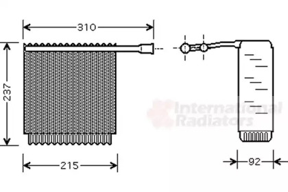 Испаритель VAN WEZEL 5900V125