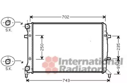 Теплообменник VAN WEZEL 58002272