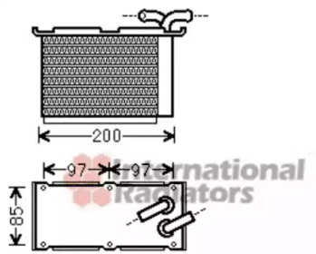 Теплообменник VAN WEZEL 58004305