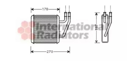 Теплообменник VAN WEZEL 58006203