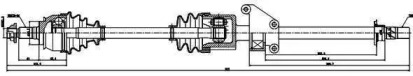 Вал GSP 238002