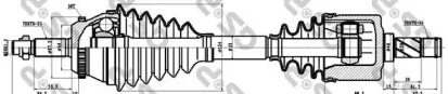 Вал GSP 250100