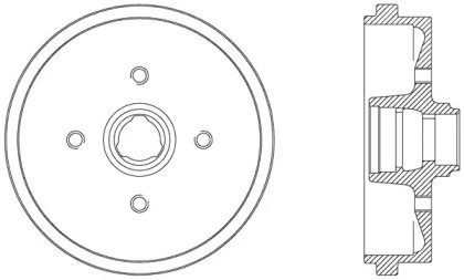 Тормозный барабан OPEN PARTS BAD9010.40