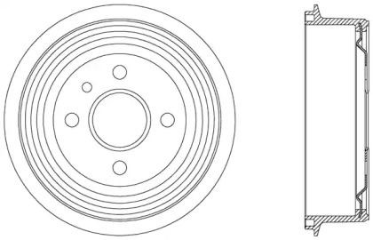 Тормозный барабан OPEN PARTS BAD9018.20