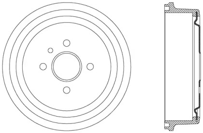 Тормозный барабан OPEN PARTS BAD9020.20