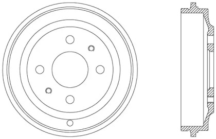 Тормозный барабан OPEN PARTS BAD9031.10