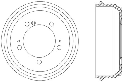 Тормозный барабан OPEN PARTS BAD9046.10