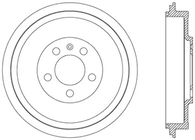 Тормозный барабан OPEN PARTS BAD9049.10